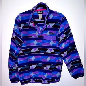 Patagonia Snap T PullOver Fleece Blue/Purple